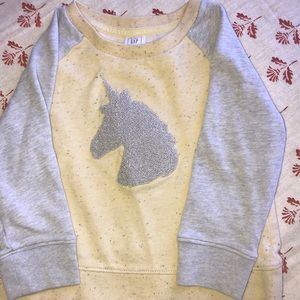 GAP- Toddler Girls Unicorn Sweater
